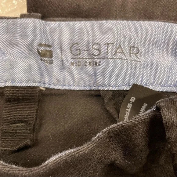 𝅺G-STAR Raw black Bronson mid zip chino pants size 28 - Picture 8 of 11
